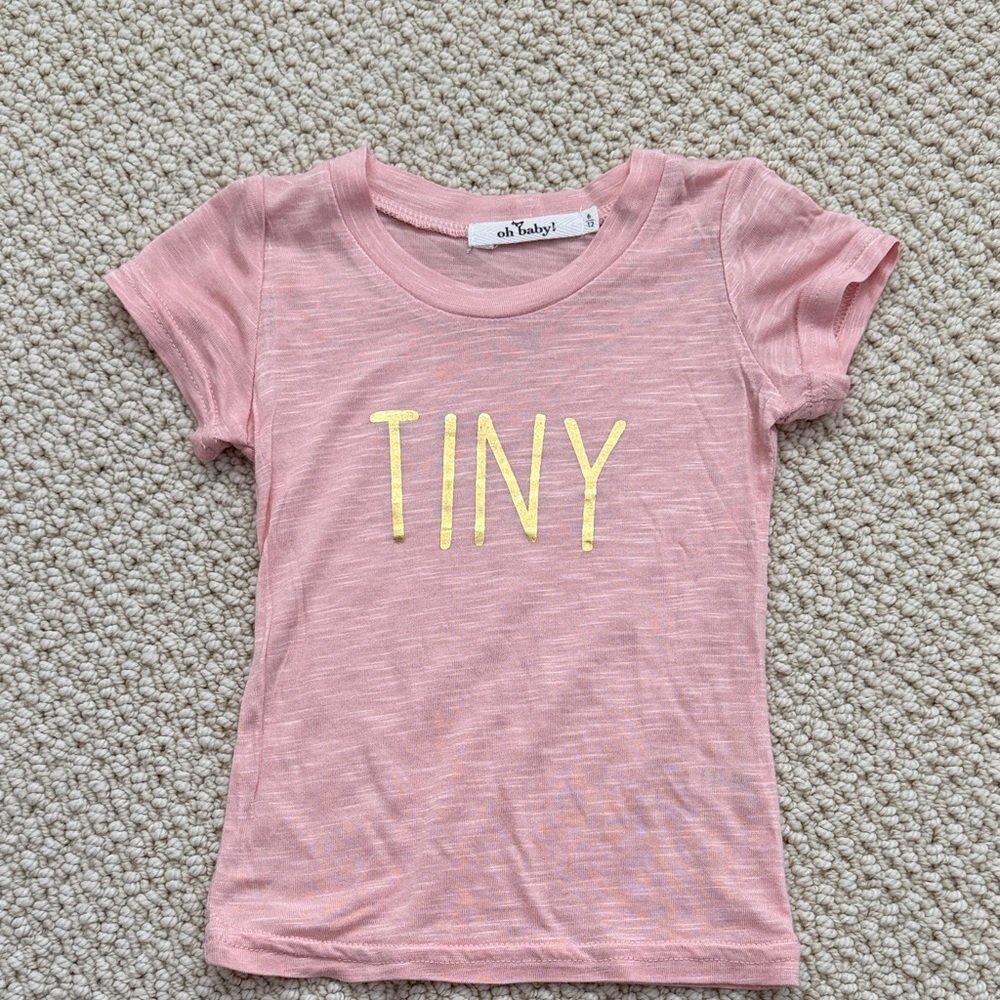 Oh Baby! Pink Short Sleeve Kids Tee